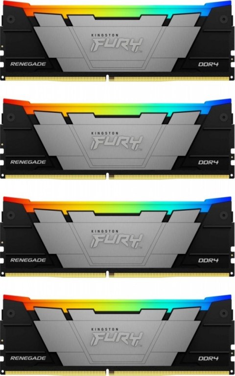 Kingston Pamięć DDR4 Fury Renegade RGB 128GB(4*32GB)/3600 CL18 Kingston Pamięć DDR4 Fury Renegade RGB 128GB(4*32GB)/3600 CL18