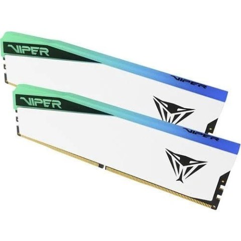 Patriot Pamięć DDR5 Viper Elite 5 RGB 64GB/6200(2x32) CL42 biała Patriot Pamięć DDR5 Viper Elite 5 RGB 64GB/6200(2x32) CL42 biała