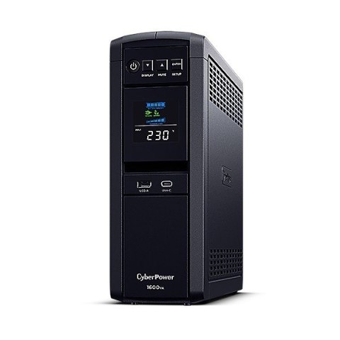 CyberPower Zasilacz awaryjny UPS CP1600EPFCLCD 1600VA/1000W AVR/LCD/6xSchuko CyberPower Zasilacz awaryjny UPS CP1600EPFCLCD 1600VA/1000W AVR/LCD/6xSchuko