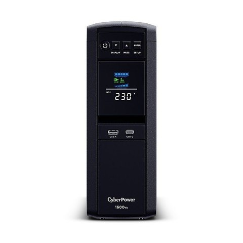 CyberPower Zasilacz awaryjny UPS CP1600EPFCLCD 1600VA/1000W AVR/LCD/6xSchuko CyberPower Zasilacz awaryjny UPS CP1600EPFCLCD 1600VA/1000W AVR/LCD/6xSchuko