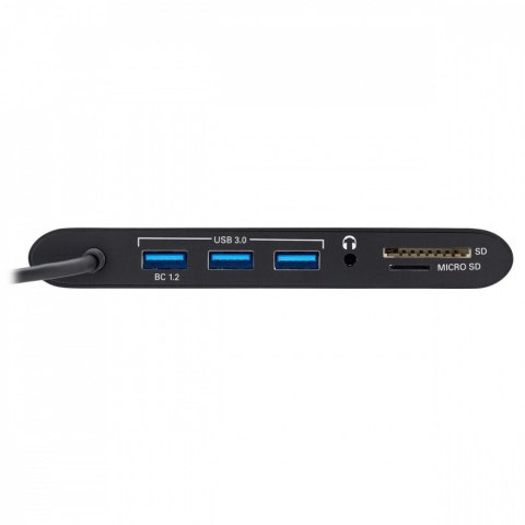 Eaton Stacja dokująca USB-C, podwójny wyświetlacz 4K HDMI/mDP, VGA, USB 3.2 Gen 1, koncentrator USB-A/C, GbE, karta pamięci, ładowanie