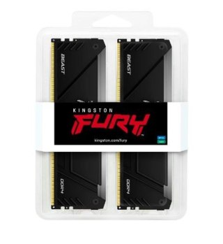 Kingston Pamięć do PC DDR4 Fury Beast RGB 32GB(2*16GB)/3600 CL18