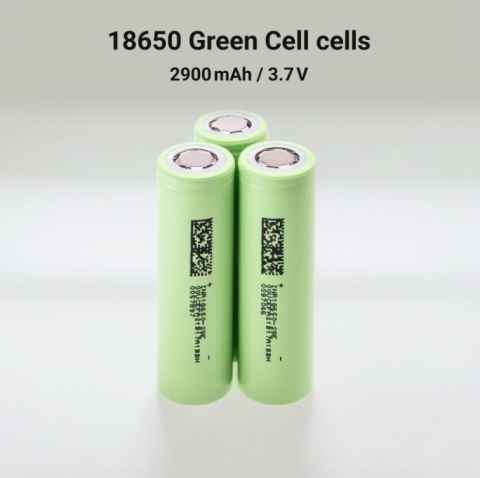 Green Cell 50x Ogniwo Akumulator 18650 Li-Ion INR1865029E 3.7V 2900mAh