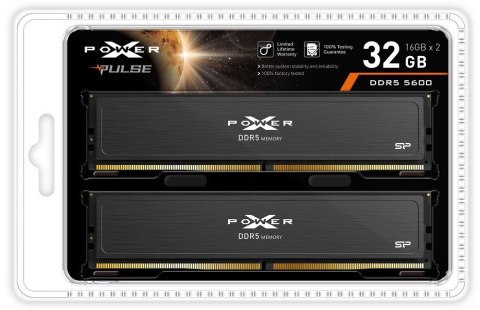 Silicon Power Pamięć DDR5 XPOWER Pulse 32GB/5600 2*16GB CL40 Silicon Power Pamięć DDR5 XPOWER Pulse 32GB/5600 2*16GB CL40