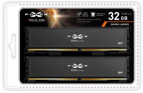 Silicon Power Pamięć DDR5 XPOWER Pulse 32GB/6000 2*16GB CL30 Silicon Power Pamięć DDR5 XPOWER Pulse 32GB/6000 2*16GB CL30