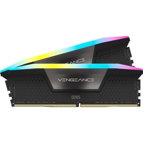 Corsair Pamięć DDR5 Vengeance RGB 96GB/5600(2x48GB) C40 Corsair Pamięć DDR5 Vengeance RGB 96GB/5600(2x48GB) C40