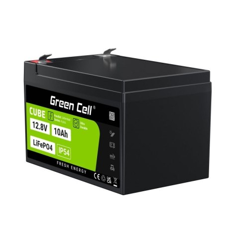 Green Cell Akumulator CUBE LiFePO4 10Ah 12V/12.8V 128Wh