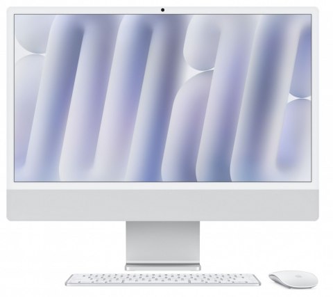 Apple IMac 24 cale: M4 10/10, 16GB, 256GB SSD - Srebrny Nano Apple IMac 24 cale: M4 10/10, 16GB, 256GB SSD - Srebrny Nano