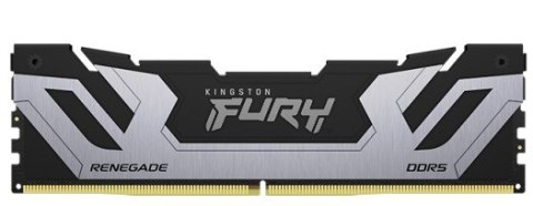 Kingston Pamięć DDR5 Fury Renegade Silver 24GB(1*24GB)/8400 CL40 Kingston Pamięć DDR5 Fury Renegade Silver 24GB(1*24GB)/8400 CL40