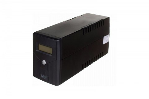 Digitus UPS Line-Ineractive LCD BASIC, 600VA/360W, 1x12V/7Ah, AVR, 2x Schuko CEE 7/3 Digitus UPS Line-Ineractive LCD BASIC, 600VA/360W, 1x12V/7Ah, AVR, 2x Schuko CEE 7/3