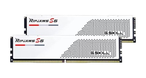 G.SKILL Pamięć PC DDR5 32GB (2x16GB) Ripjaws S5 5600MHz CL36-36 XMP3 Biały G.SKILL Pamięć PC DDR5 32GB (2x16GB) Ripjaws S5 5600MHz CL36-36 XMP3 Biały