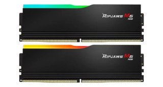 G.SKILL Pamięć PC DDR5 64GB (2x32GB) Ripjaws M5 RGB 5600MHz XMP3 Czarny