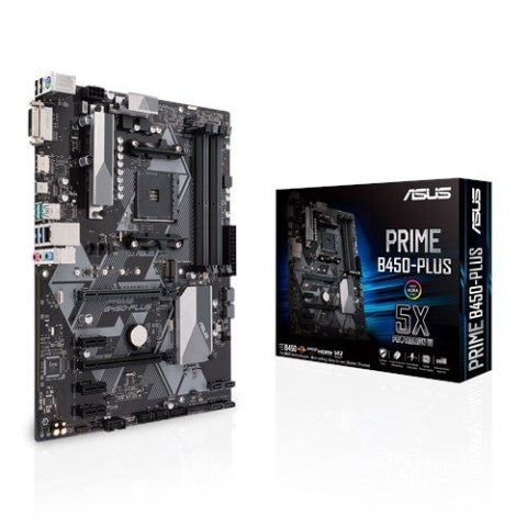 Asus Płyta główna PRIME B450-PLUS AM4 4DDR4 DVI/HDMI/M.2 ATX Asus Płyta główna PRIME B450-PLUS AM4 4DDR4 DVI/HDMI/M.2 ATX