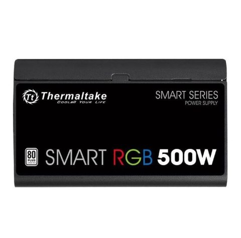 Thermaltake Smart 500W RGB (80+ 230V EU, 2xPEG, 120mm, Single Rail) Thermaltake Smart 500W RGB (80+ 230V EU, 2xPEG, 120mm, Single Rail)
