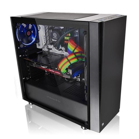 Thermaltake Versa J21 USB3.0 Tempered Glass - Black Thermaltake Versa J21 USB3.0 Tempered Glass - Black