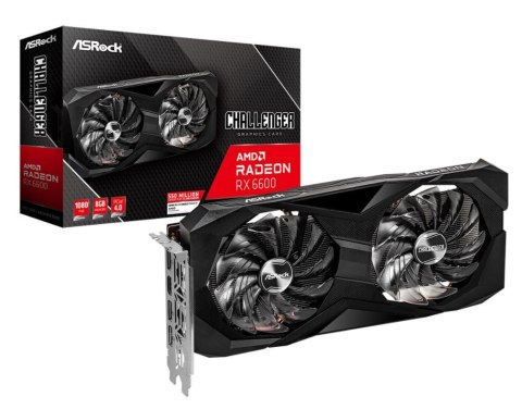 ASRock Karta graficzna Radeon RX 6600 Challenger D 8GB 128bit GDDR6 3DP/HDMI ASRock Karta graficzna Radeon RX 6600 Challenger D 8GB 128bit GDDR6 3DP/HDMI