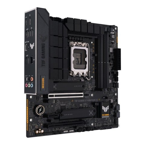 Asus Płyta główna TUF GAMING B760M-PLUS D4 s1700 DDR4 DP/HDMI mATX Asus Płyta główna TUF GAMING B760M-PLUS D4 s1700 DDR4 DP/HDMI mATX